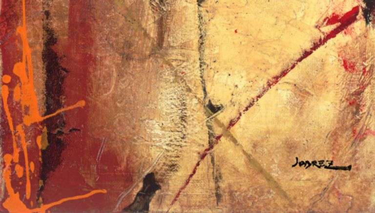 Sophisticated abstract art on canvas by Joarez JOAREZ VICTORY 3