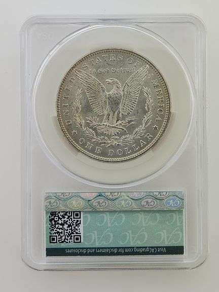 1884 Morgan Silver Dollar, CAC MS62