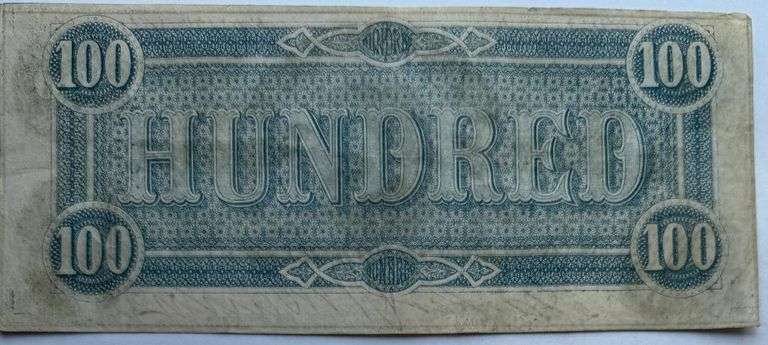 Sharp Uncirculated $100 1864 CSA Note