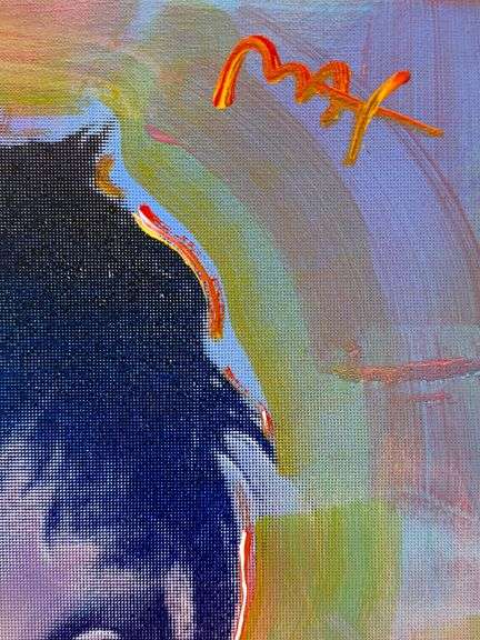 Rare Peter Max Original Painting from The Private Collection of Mary Tyler Moore