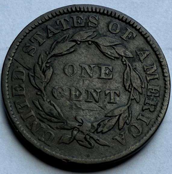1835 A Small 8 Small Stars Double Profile Large Cent.