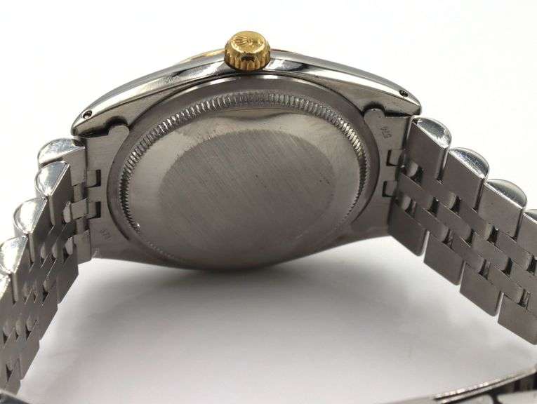 Rolex Zephyr 34mm Dial Engine Turned Bezel Oyster Perpetual Jubilee Band