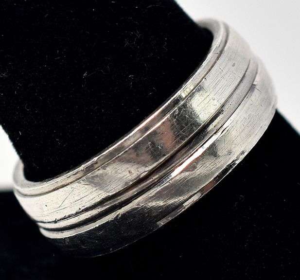 Simple Thick Band Ring in Sterling Silver