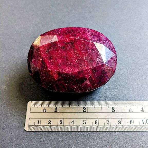 Magnificent Certified Museum Size 1420 Ct Natural Red Ruby Solitaire