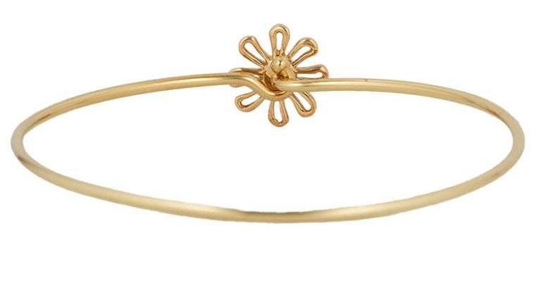 Tiffany & Co. Paloma Picasso Daisy Bangle Bracelet in 18K