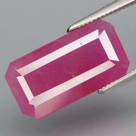 UNTREATED! 8.34ct violet red Winza Ruby
