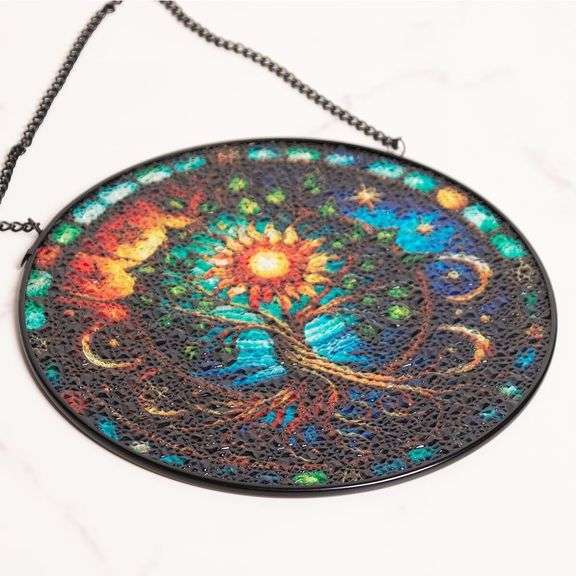 Tree of Life Stained Glass Sun Catcher