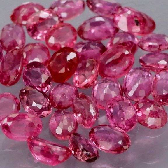 Collectors 3.19ct violet red Ruby set -Untreated!!!
