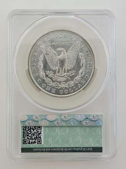 1885 O Morgan Silver Dollar, CAC MS62