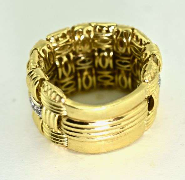 Roberto Coin 18K and Diamond  Appassionata Ring