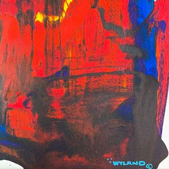 Untitled Abstract by Wyland