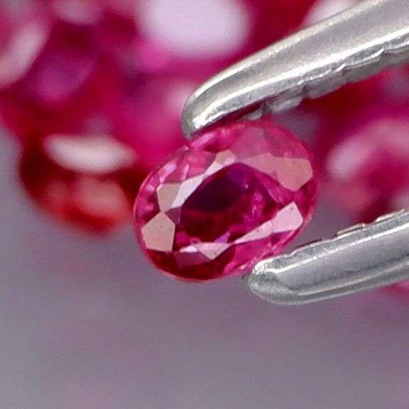 Pigeons blood? Hot pink? BOTH! 2.50ct set of Rubies!!!