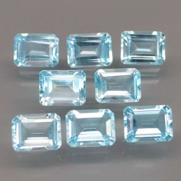 Simply brilliant! 16.20ct sky blue Brazilian Topaz set!