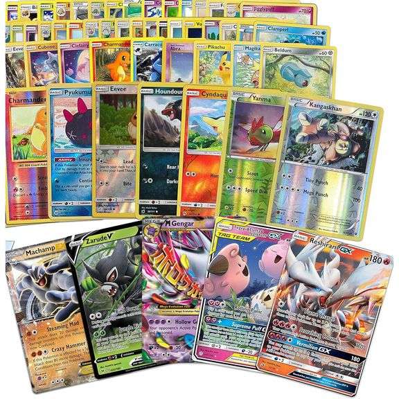 100 Pokémon Card Lot with Legendary Ultra Rare