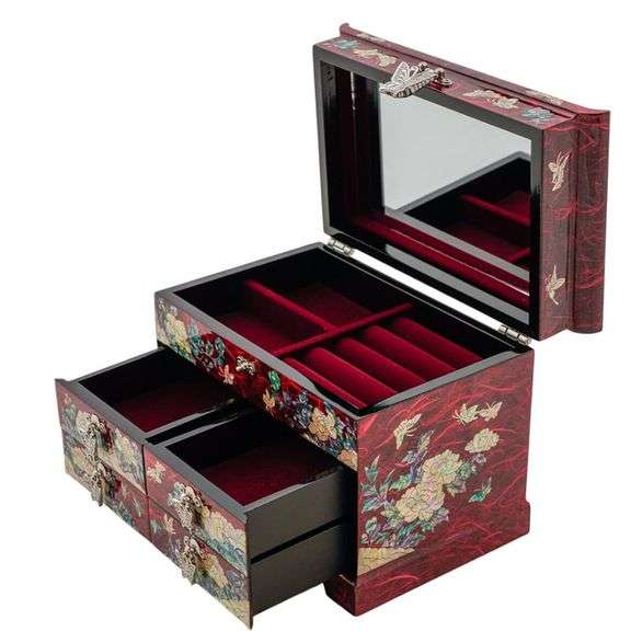 Handmade Korean Mother of Pearl Jewelry Box
