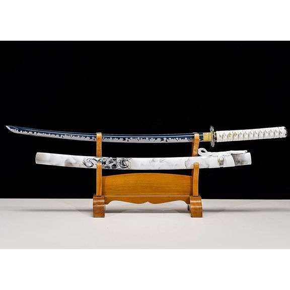 Clay Tempered Katana Full Tang Battle-Ready Samurai Sword