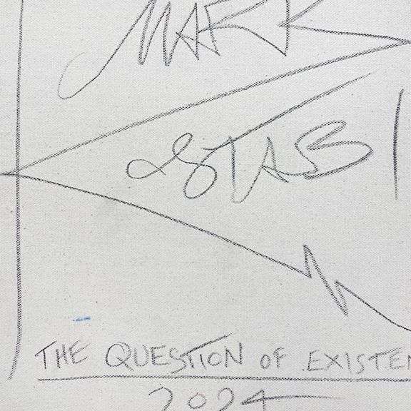 The Question of Existence by Kostabi