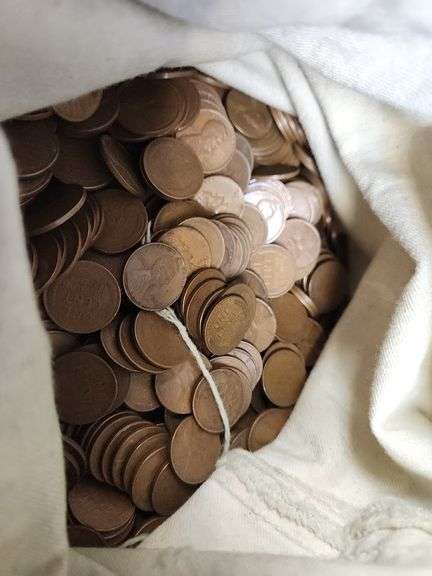 5000 Count Wheat Cent Estate Lot