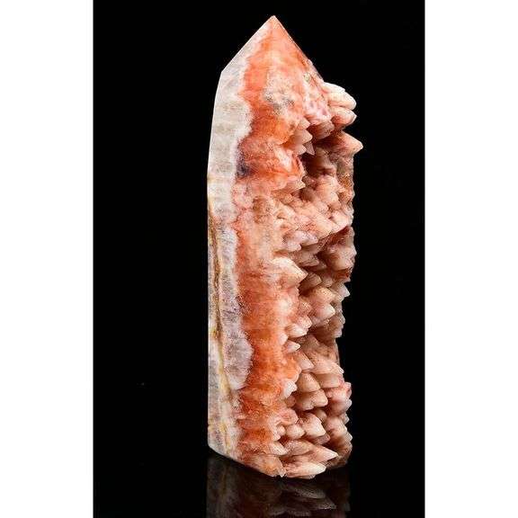 Orange Calcite Crystal Tower Wand Obelisk
