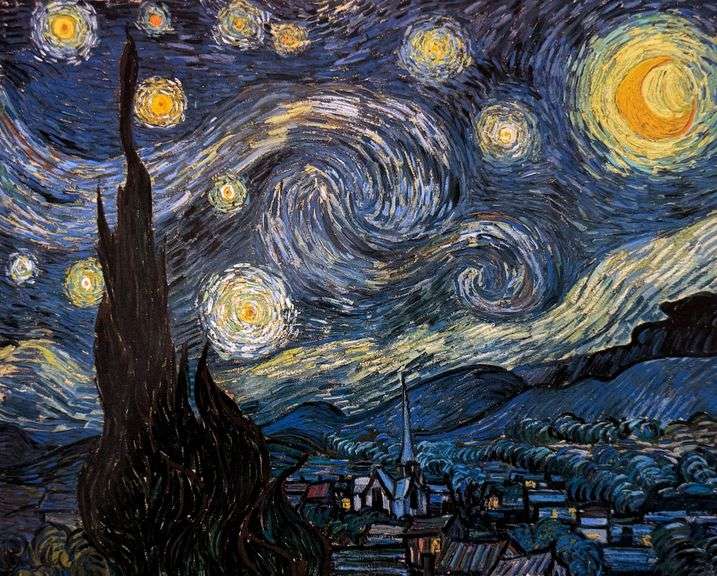 Collectible Vincent Van Gogh, Starry Night, 1889