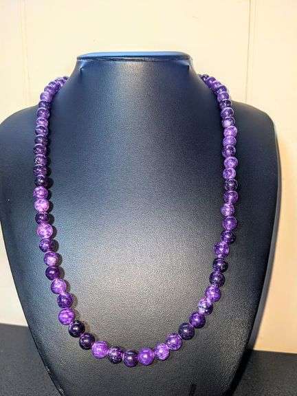 Gorgeous 260 Cttw Natural Amethyst Necklace