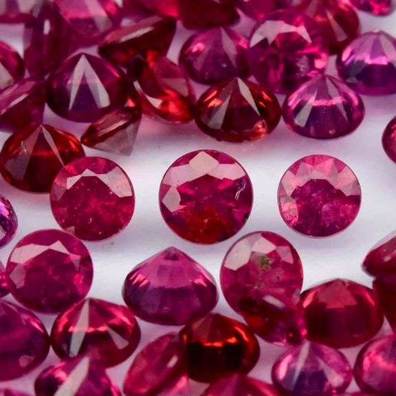 Heavy! 15.13ct violet pink Rhodolite Garnet set!
