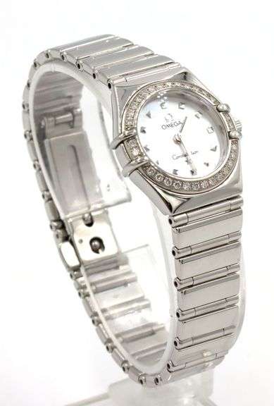 Omega my choice constellation diamond watch