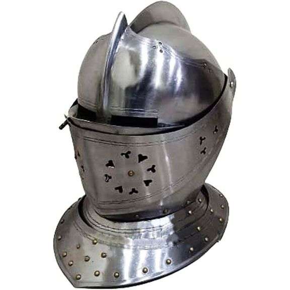 Medieval Knight European Close Armor Helmet