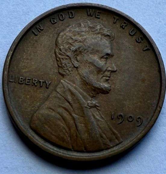 Brown Unc 1909 VDB Cent