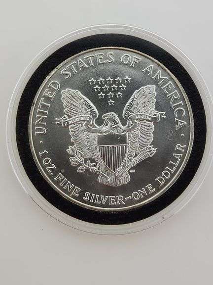 1995 American Silver Eagle In Capsule