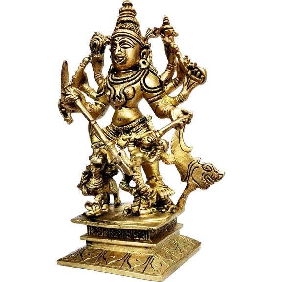 Brass Idol of Goddess Durga