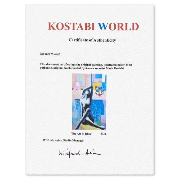 The Art of Bliss by Kostabi