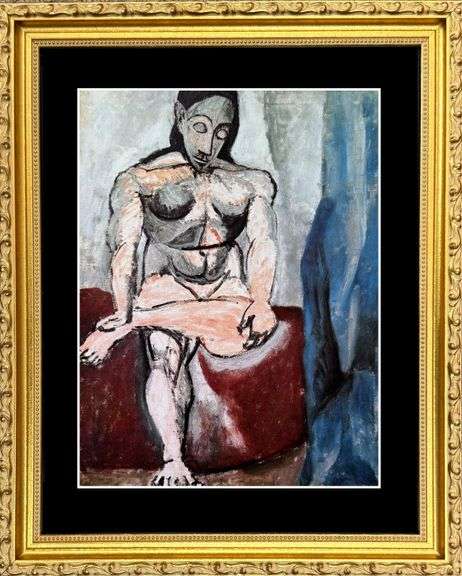 Fantastic Pablo Picasso, Seated Nude