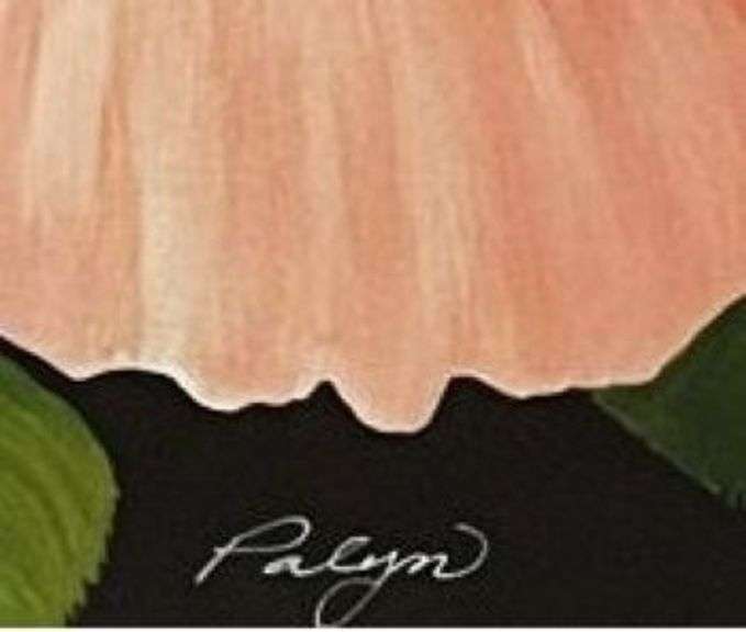 Fine Art Giclee by Palyn titled Pink Hibiscus