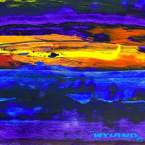 Untitled Abstract by Wyland