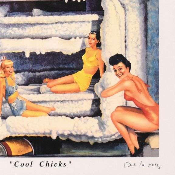 Cool Chicks by Nelson De La Nuez