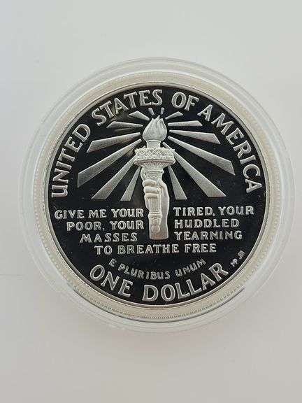 1986-S $1 Statue of Liberty PR DCAM