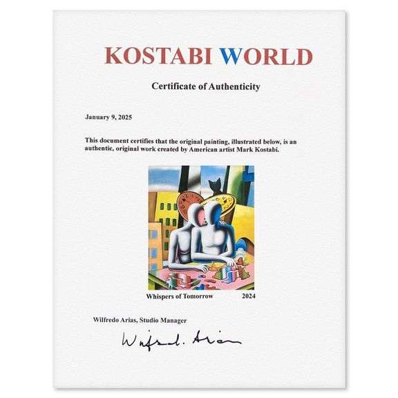 Whispers of Tomorrow by Kostabi