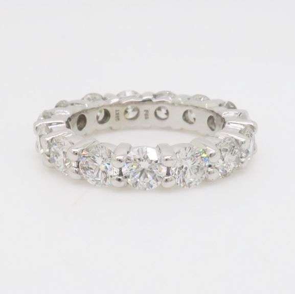 Impressive 3.45CTW Earth Mined Diamond Eternity Band