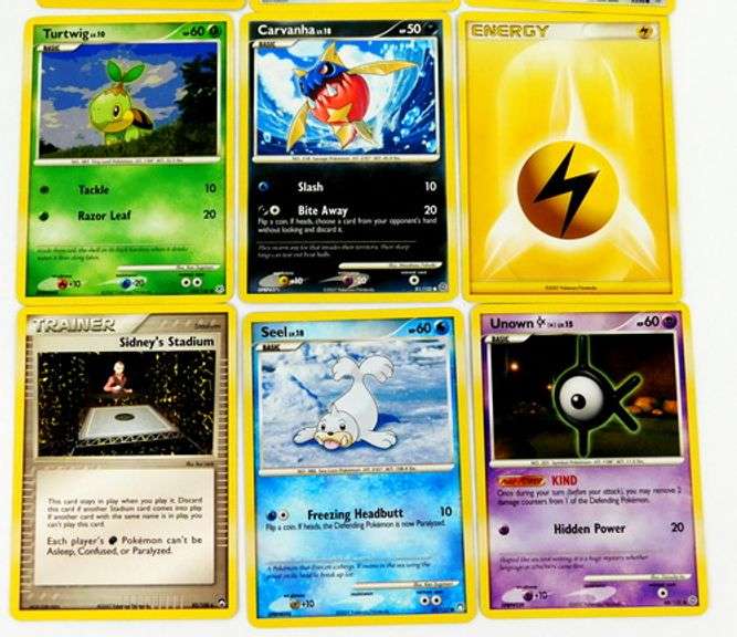 12 Pokémon Cards