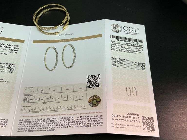 14K YELLOW GOLD FLEXIBLE HOOP EARRING WITH DIAMONDS .IT'S TIMELESS, CLASSIC, FASHIONABLE, LIGHTWEIGH