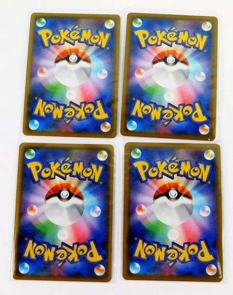 4 Japanese 2020 Pokémon Cards