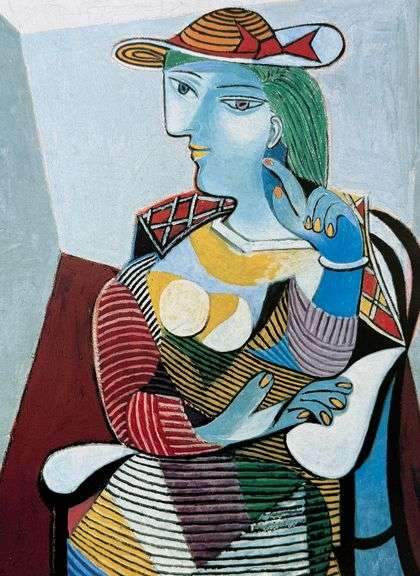 Fantastic Pablo Picasso, Portrait of Marie-Therese