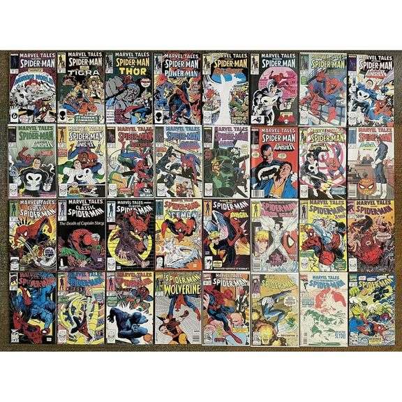 10 Marvel DC Comic Book Lot 1960s–1991