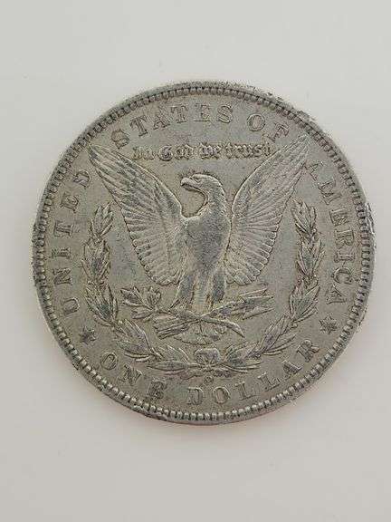 1904 O Morgan Silver Dollar, Circulated "Cleaned"