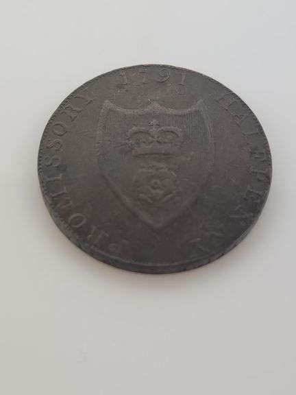 1791 Promissory Halfpenny Bevois South Hampton