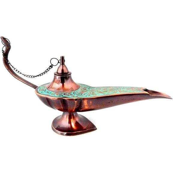 Brass Aladdin Oil Lamp