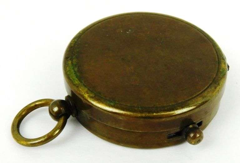 Early German Compass in Case - Works