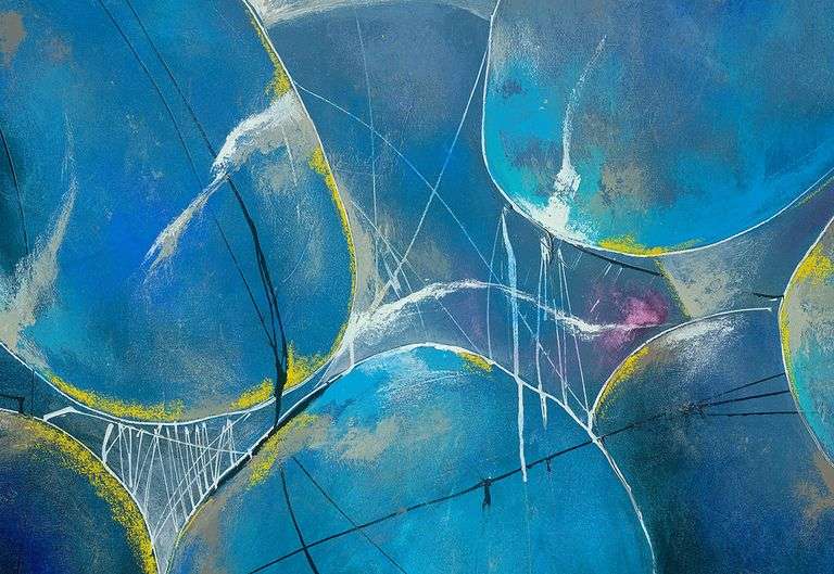 Beautifull original acrylic on canvas by Mario Luca