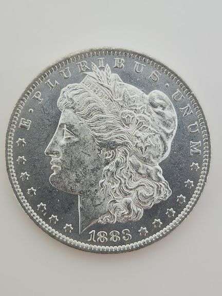 1883 O Morgan Silver Dollar, Flashy "Eye Appeal"